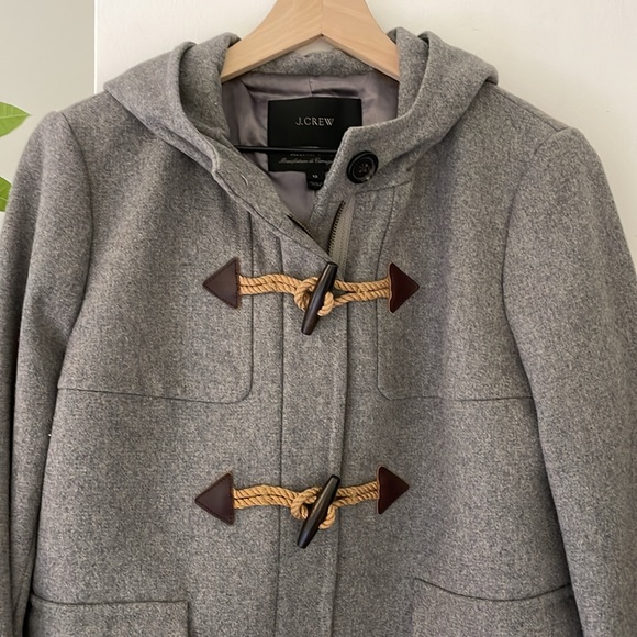 J.Crew ~ Wool Winter Coat with Toggles - Picture 2 of 12